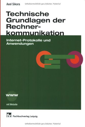 Technische Grundlagen der Rechnerkommunikation: Internet-Protokolle und Anwendungen Technische Grundlagen der Rechnerkommunikation: Internet-Protokolle und Anwendungen
