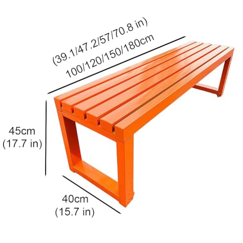 Banc de jardin haut de gamme capacité 399 kg pieds métal stables - 4