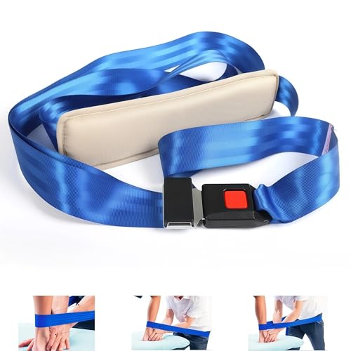 Image of Mobilization pt Belt 2026 New with Adjustable Thick Pad - Mobilization Belt Physical Therapy, Exercise Stretch Straps for Physical Therapy Designed for Physical Therapist, Stretching