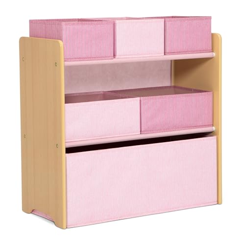 Delta Children - GapKids 6 Bin Toy Organizer - Greenguard Gold Certified Blush Pink