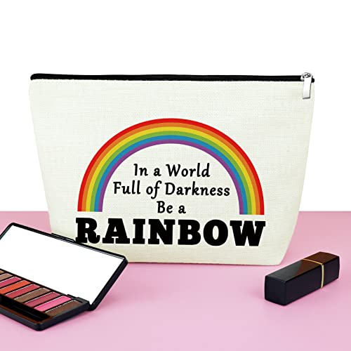 Mxrymvu Rainbow Gifts For Girlfriend Gay Pride Anniversary Makeup Bag Birthday Gifts Lgbtq Pride Month Party Favors Pride Parade Cosmetic Bag Gay Pride Gifts For Women Travel Pouch #TOP5