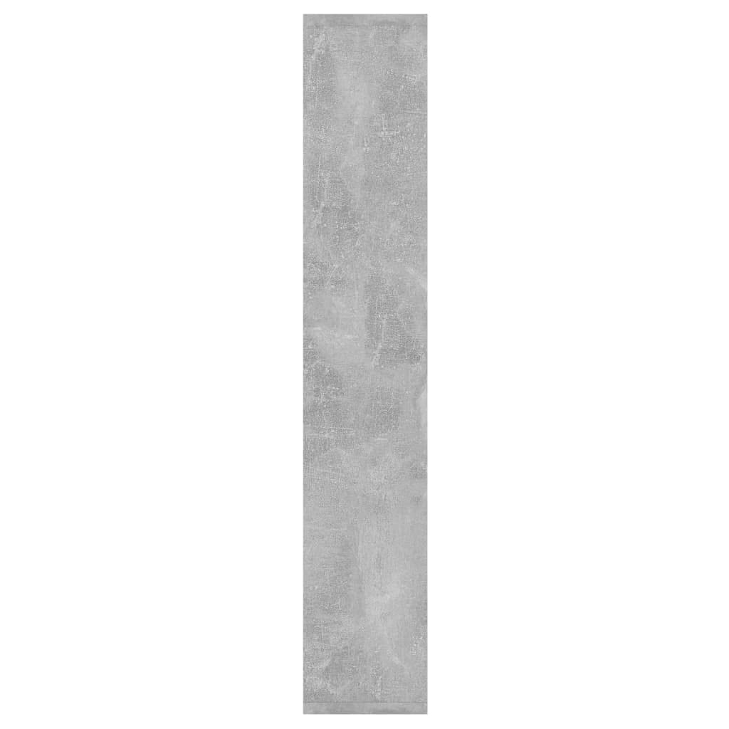 Étagère murale Gris béton 36x16x90 cm Bois d ingénierie