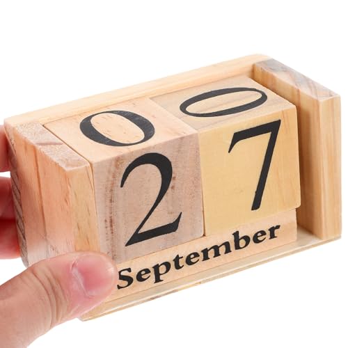 Calendario de madera de sobremesa Gatuida, un regalo práctico y elegante 4