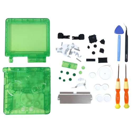 Image of Hzxkqmil Replacement Full Shell Case Kit for Gameboy Advance SP Console