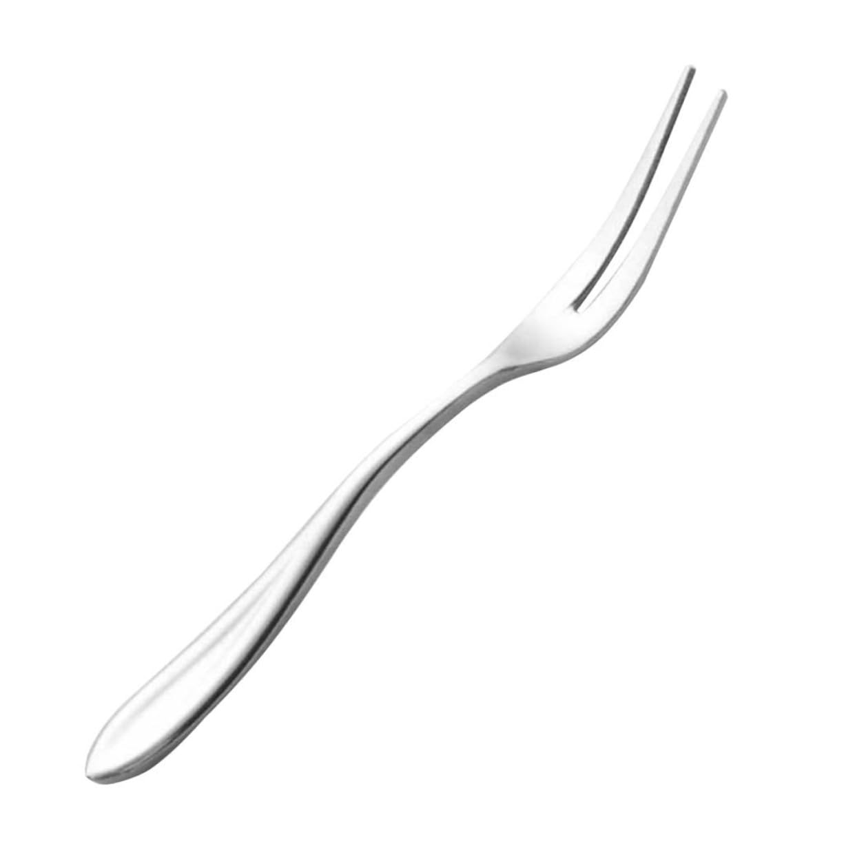 OKUMEYR 3pcs Stainless Steel Fruit Forks Tableware for Home Restaurant Hotel Use for Appetizers Desserts and Parties Polished Finish for Elegant Dining