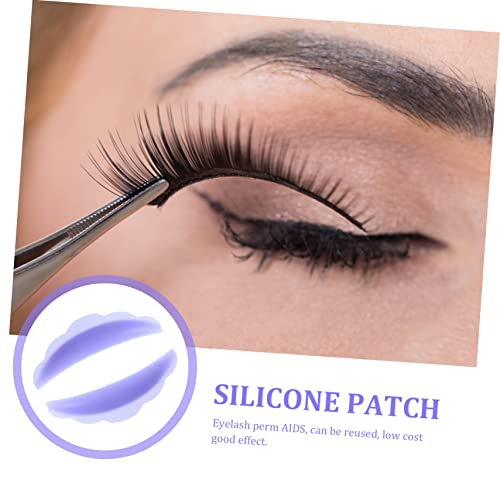 FRCOLOR 20 Pares De Remendo De Silicone Para Cílios Terno Verde Conjunto De Cílios Ferramenta Para C