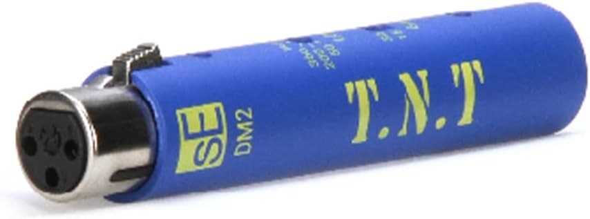 sE Electronics DM2 TNT 1-channel Active Inline Preamp Bundle w/Pig Hog PHM10 8mm Mic Cable and Liquid Audio Polishing Cloth