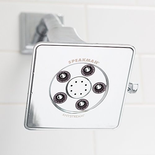 Image of Speakman S-3018-E2 Rainier Anystream Adjustable 2.0 GPM Shower Head, Polished Chrome