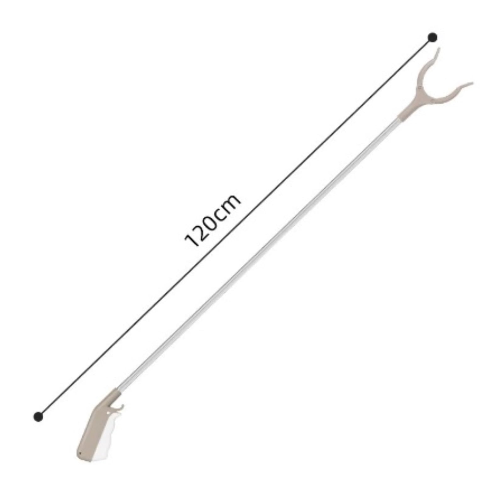 Pinza de Jardín 2 Pinzas For Recoger Basura, Ideales For Limpieza De Jardín Y Hogar Brazo de Agarre(120cm)