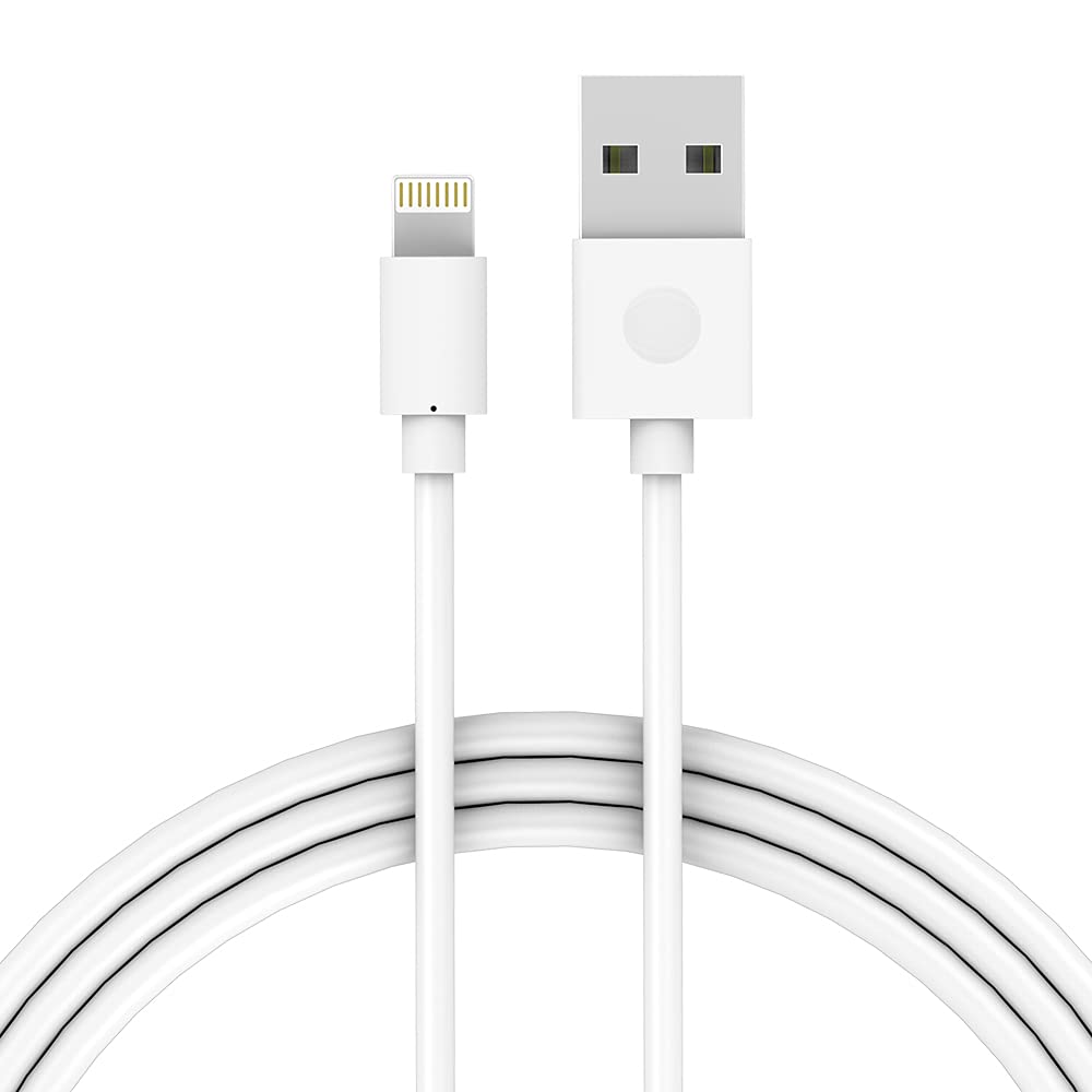 iPhone Charging Cable, NTONPOWER 1 Meter Apple Lightning Cord for Data Transfer, Compatible for iPad, for iPhone 11/11Pro/XS/XS Max/XR/X/ 8/8 Plus/ 7/7 plus/ 6s/6sP/ 6/6p, White Charging Wire