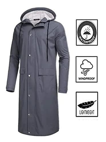 Image of Romano nx Raincoat 100% Waterproof 3 Years Warranty for Men Hooded with Storage Bag