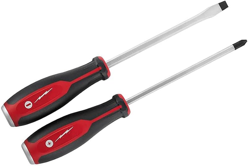 For Milwaukee 48-22-2702 Tough Durable Demolition Screwdriver Set - 2 PC Length 14.35 in Width 1.7 in. Height 4.35 in.