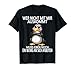 Arbeiten Witziger Lustiger Spruch Sprüche süßes Pinguin T-Shirt