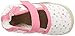 Robeez Unisex-Child Sunshine Espadrille-K Crib Shoe, Bridget-White/Pink, 0-6 Months M US Infant