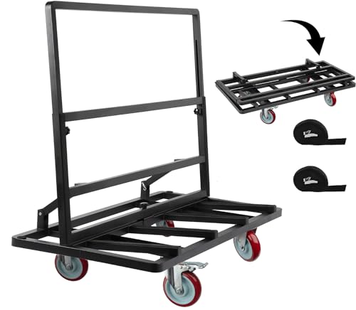 Folding Drywall Dolly with Swivel Casters