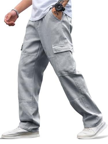 Image of Noble Monk Men's Cargo Pant | Drawstring | Solid Cargo | Multi Pockets Trackpant