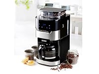 Domo Kaffeevollautomat für 12 Tassen mit Kegelmahlwerk für ganze Bohnen & Filterkaffee – Ansicht 2