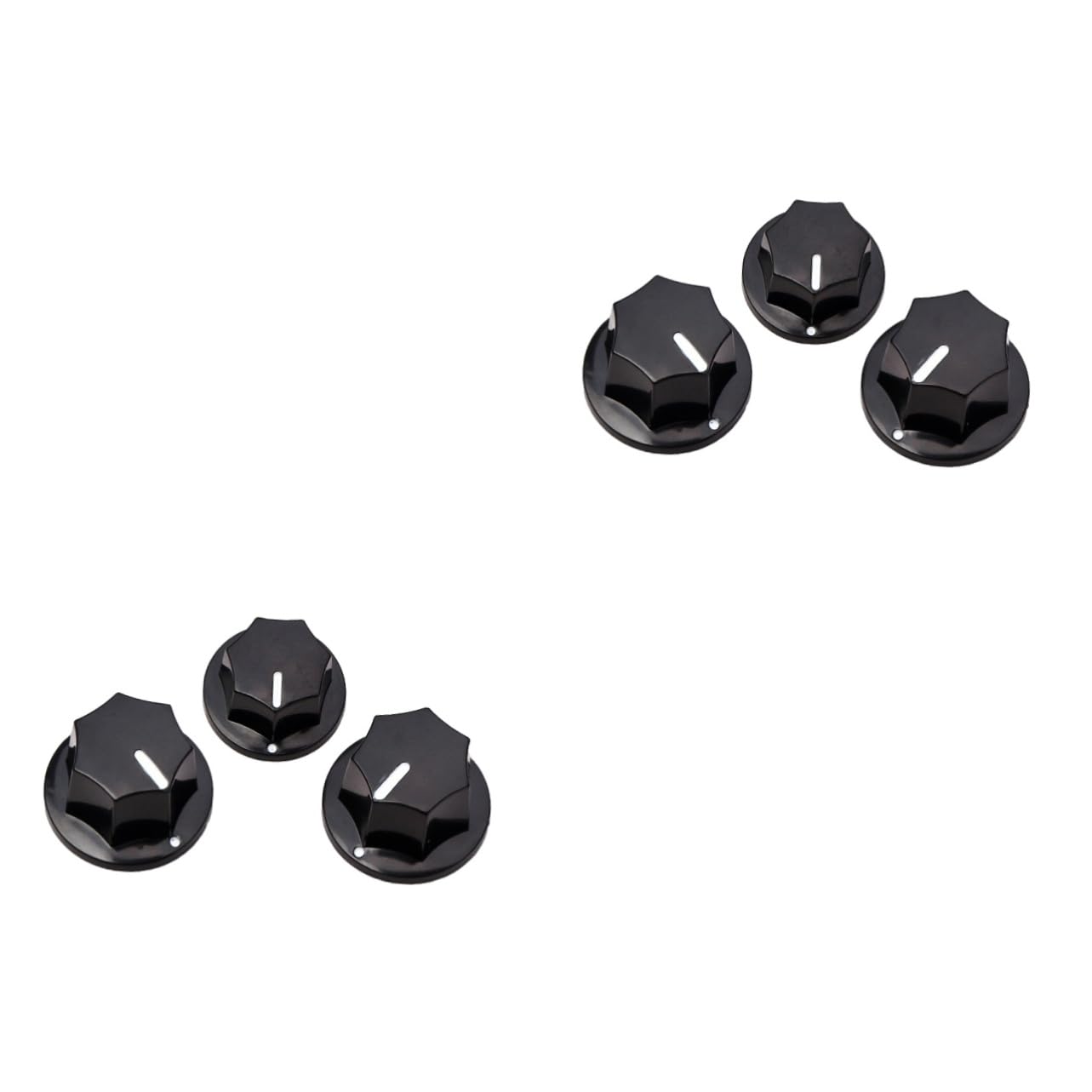SUPVOX 2sets Guitar Volume Knobs Set Plastic Vintage Tone Control 2 Large 1 Small for Jazz Guitar Gd42 3pcs*2