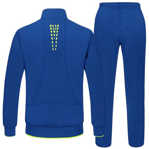 Image of TBMPOY Men's Tracksuit Athletic Sports Casual Full Zip Sweatsuit
