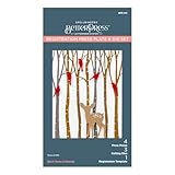 Spellbinders BPR-015 Birch Trees Registration Press Plates & Die Set from The Dancin' Christmas Friends Collection