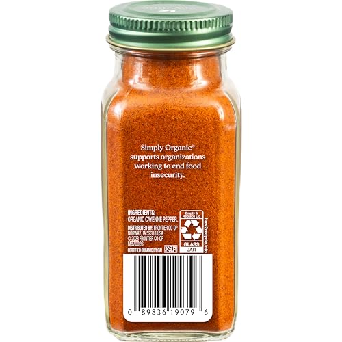 Simply Organic Cayenne Pepper Certified Organic, 2.89oz Container