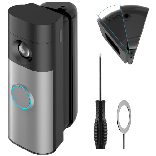 35-55Adjustable Ring Doorbell Angle Mount with Double Screw Lock Structure