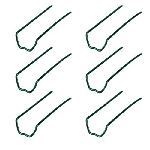 50 pcs 1.7 inch Long Green Floral PinsFloral U Pin Fern Plant PinGreening Pins for Straw Wreaths Bouquet Plants Fern Moss & Craft Projects.