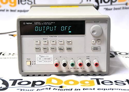 KEYSIGHT E3631A 80W Triple Output Power Supply, 6V, 5A & +/- 25V, 1A (Renewed)