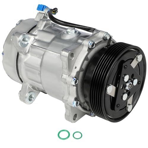Image of SCITOO AC Compressor fit for Volkswagen for Golf 1.8L 1999-2001 | Fast Cooling, Ultra Low Noise (≤72 dB)Air Conditioner Compressor with Clutch, Easy Installation, 6511640 7511640 254408