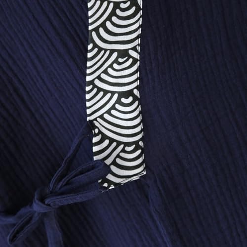 Ensemble pyjama kimono ample pour éviter d'avoir chaud la nuit à la maison - 7