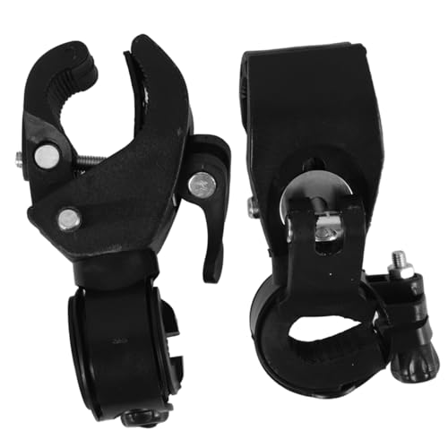 GOOHOCHY 2pcs Walker Accessories Cane Holder for Wheelchair Mobility Scooter Crutch Bracket Sturdy Cane Support Rack Fit