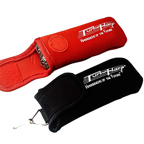 TurboPouch Harmonica Case & Holster with Lanyard - Black or Red (Black)