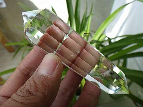 FENRIZ 12 Sided Vogel Style Clear Quartz Crystal Point 83g Home Goods