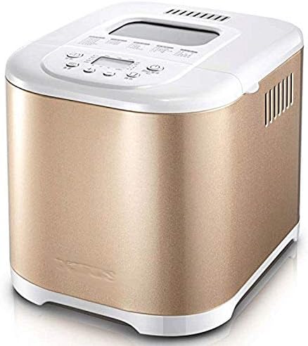 Stainless Steel Bread Machine, Programmable Maker with Fruit Nut Dispenser