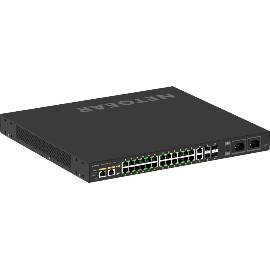 その他 NETGEAR GN19 Amazon.com: NETGEAR AV Line M4250-26G4F-PoE++ 24 Port Switch