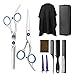 Produktbild F Fityle Haushalt Haarschere Set, Premium Effilierschere Friseurschere für Damen und Herren, mit Friseurumhang