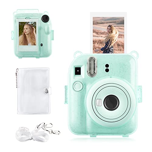 Funda transparente con brillo compatible con Instax Mini 12 miniatura 1