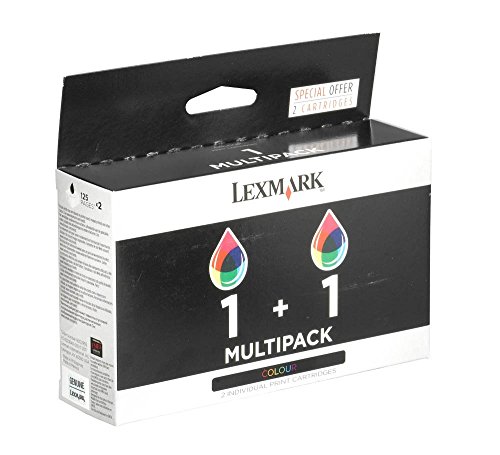 Cartouche d'encre d'origine Lexmark Twin-Pack #1 pack de 2 consommables jet d'encre couleur