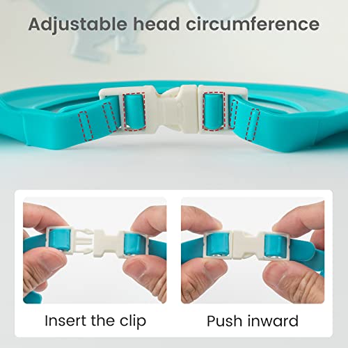 Funupup Baby Shower Cap For Kids, Baby Bath Shampoo Visor Cap Hair Washing Shield Adjustable Silicone Bath Hat For Toddler Girls And Boys (Dinosaur,Blue) #TOP1