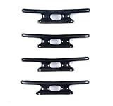 Thorn Boat Nylon Cleat Dock 4 Inch Black Nylon Plastic Cleats Pack of 4
