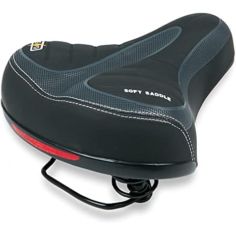 ZENo Comfortable Bike Seat with Reflector Cover