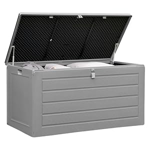 Olsen & Smith 680L Auflagenbox Anthrazit mit Vorhängeschloss