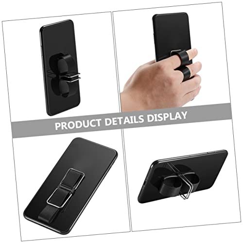 Soporte de anillo para teléfono anticaídas con base estable para ver contenidos sin manos 5