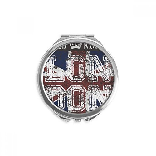 Miroir Union Jack cadeau souvenir de Londres pour retouche maquillage