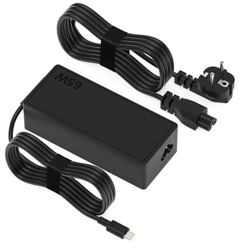 Uscita: 5V/3A, 9V/3A, 12V/3A, 15V/3A, 20V/3.25A, Ingresso: 100V-240V AC 50-60Hz 1.8A, Potenza: 65W, Tipo: USB-C. Ricarica rapida: Grazie alla potenza di 65W, questo caricabatterie garantisce una ricarica rapida ed efficiente per il vostro laptop.