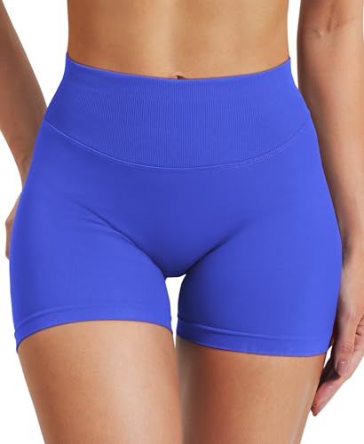 Image of VOYJOY Women Workout Impact Shorts 2.5 inch / 3.6 inch / 4.5 inch / 6 inch Scrunch Butt Booty | Tummy Control, High Waisted, Bike Short, Gentle Compression, for Women