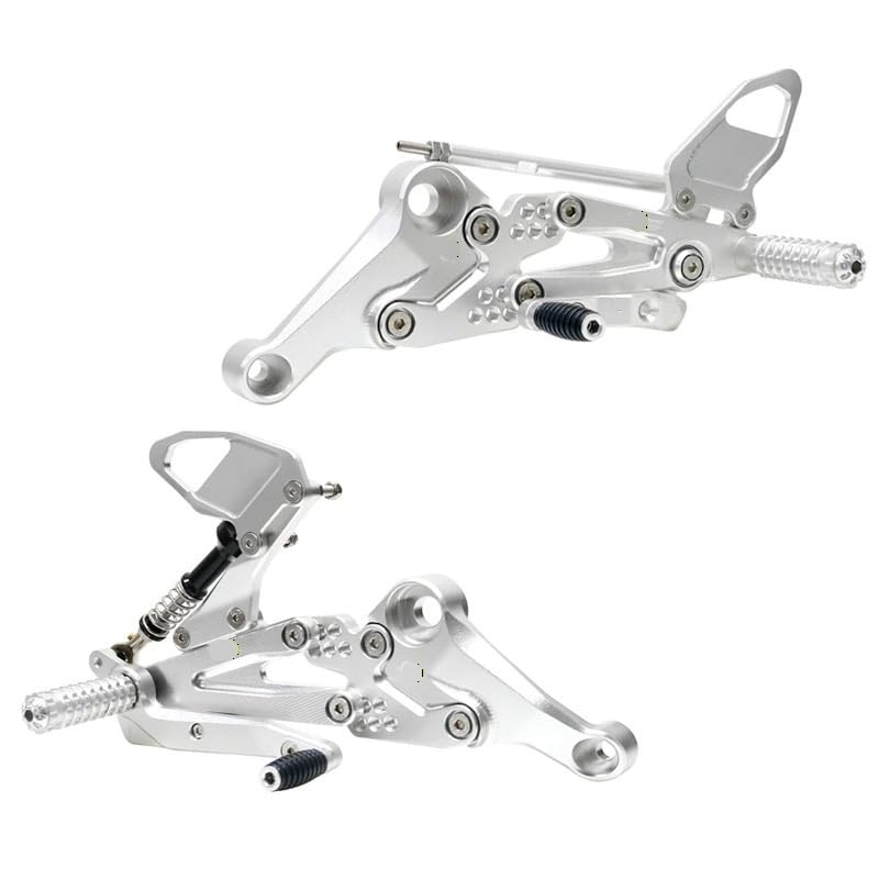 Repose-pieds arrière moto réglables en aluminium usiné pour châssis RS660