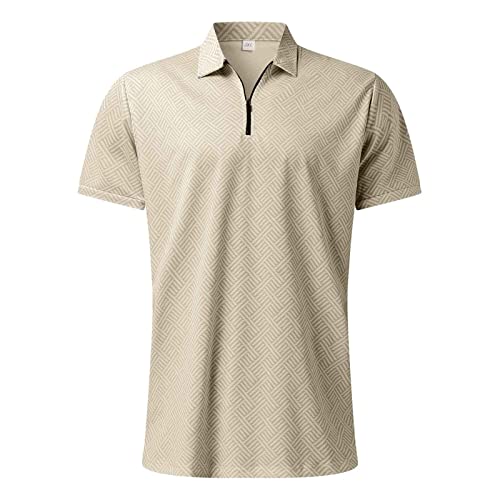 riou Chandal Hombre Completo Verano 2025 Color SóLido Vintage Traje de Moda para Correr Polo Camiseta de Manga Corta Estampada + Pantalones Cortos Ligero y Transpirable Chándal - imagen 5