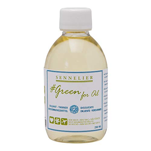 Sennelier Green for Oil Solvent-Free Thinner, 250ml