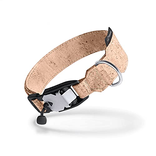 FollowPaw AirTag Dog Collar (S (28-35 cm), Natural)